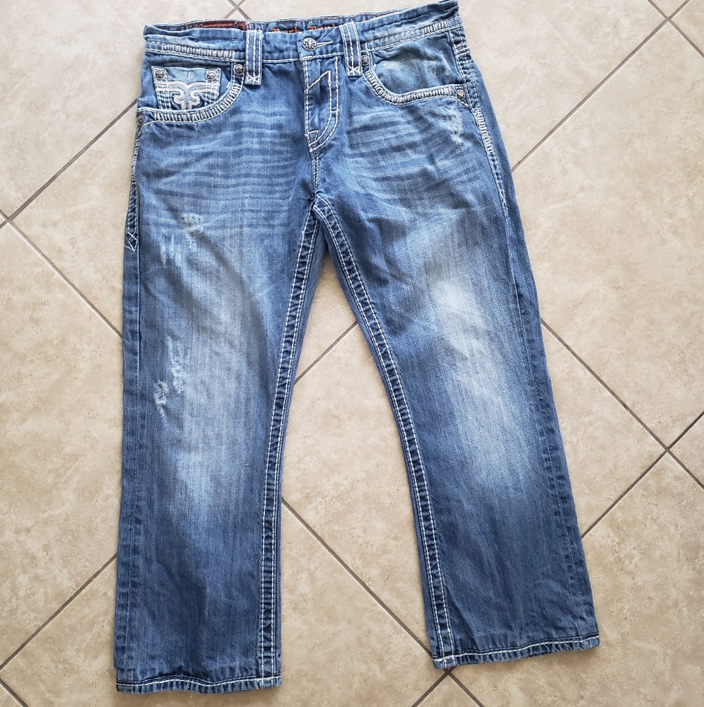 Rare Rock Revival Men's Blue Jeans